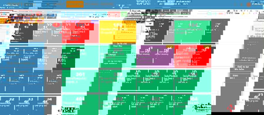 Nhân viên lễ tân sử dụng thiết bị số - bối cảnh tích hợp PMS với quy trình cấp quyền và dịch vụ khách