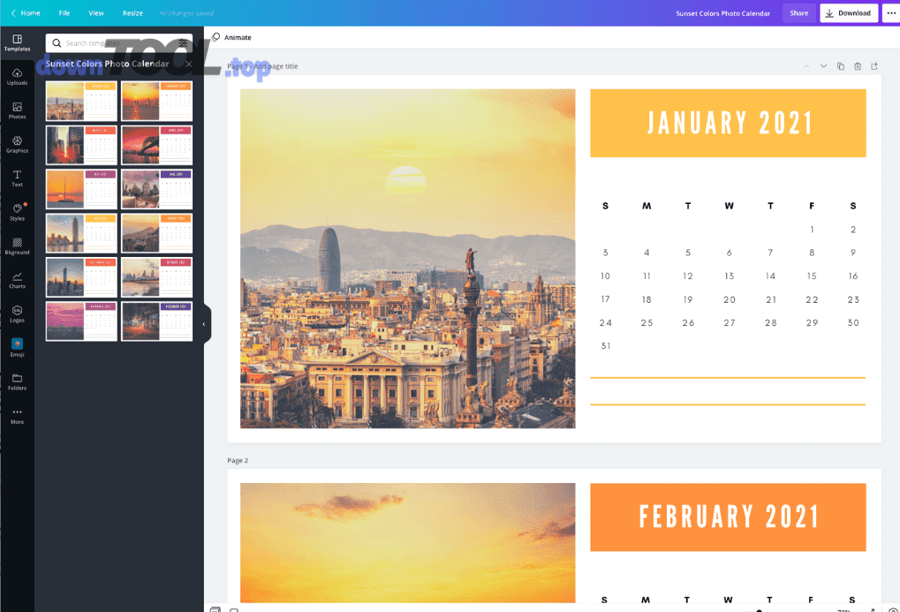 phần mềm lịch để bàn miễn phí hiển thị lịch trên màn hình Windows cho dân văn phòng