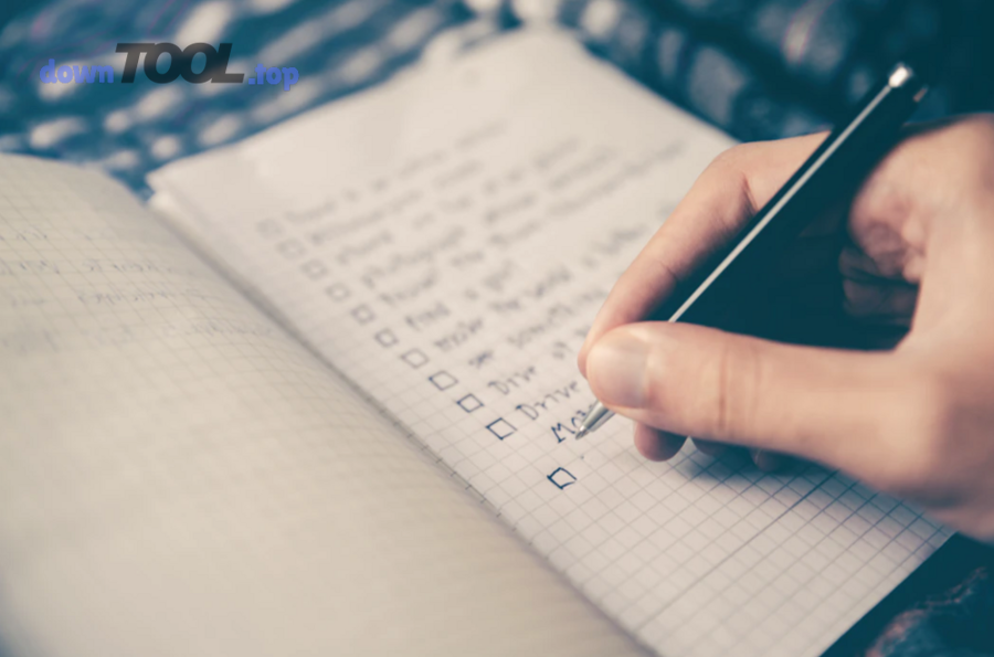 Ghi chú to-do list để lập kế hoạch Pomodoro theo nhiệm vụ