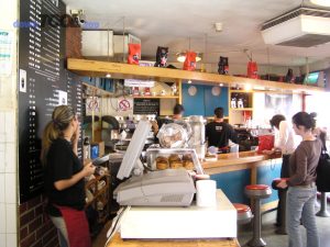 Aroma on Hilel Street Jerusalem Point of Sale