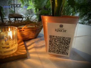 QR code menu Restautante Kinich Izamal Yucatan Mexico