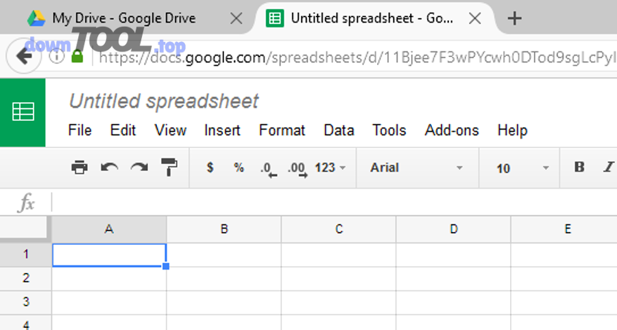 Giao diện bảng tính mới trong Google Sheets