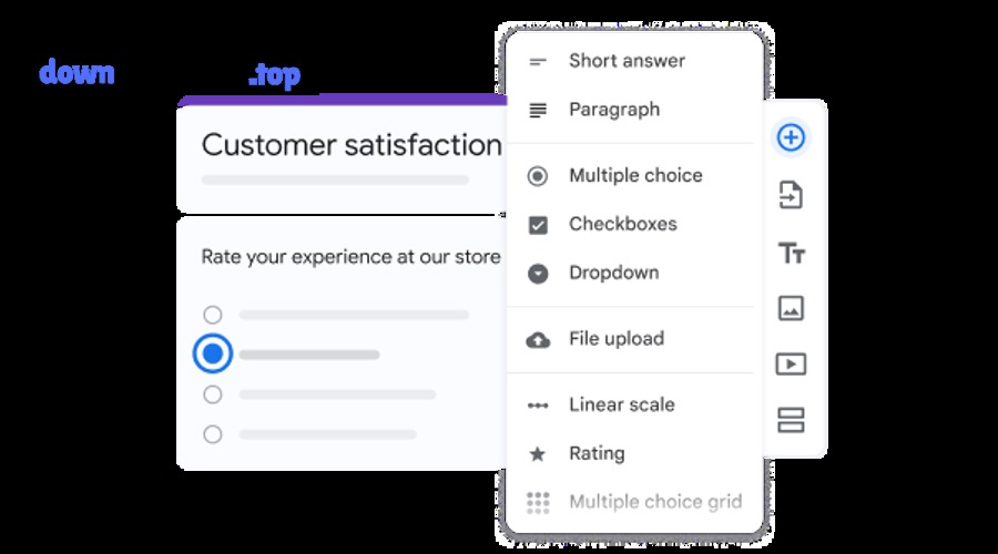 Tùy chỉnh và chọn loại câu hỏi trong Google Form miễn phí để tạo biểu mẫu dễ dùng