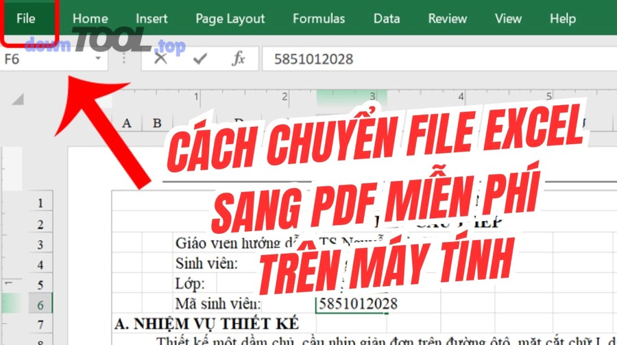 Cách chuyển Excel sang PDF không vỡ layout: 5 bước chuẩn