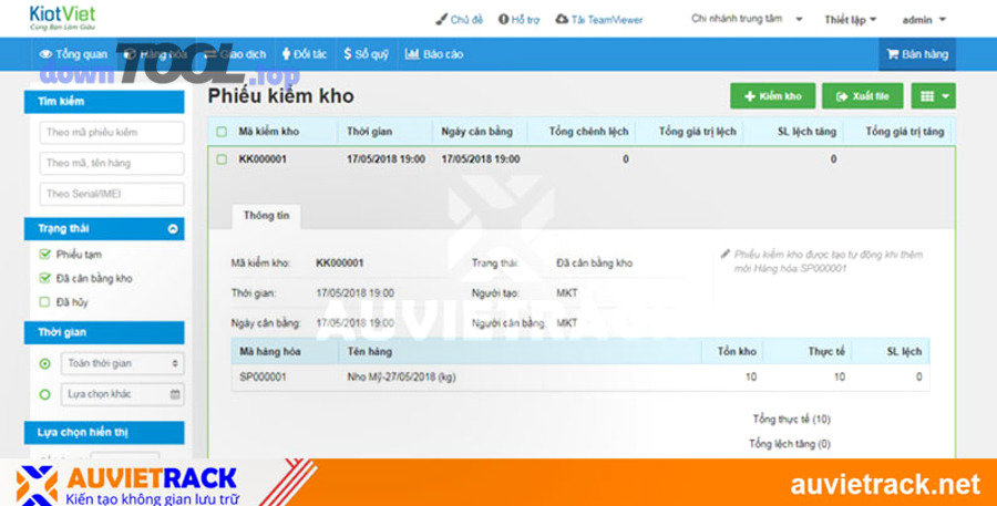 Một phần mềm bán hàng miễn phí quản lý kho tối thiểu phải có những tính năng nào để quản lý Nhập–Xuất–Tồn?