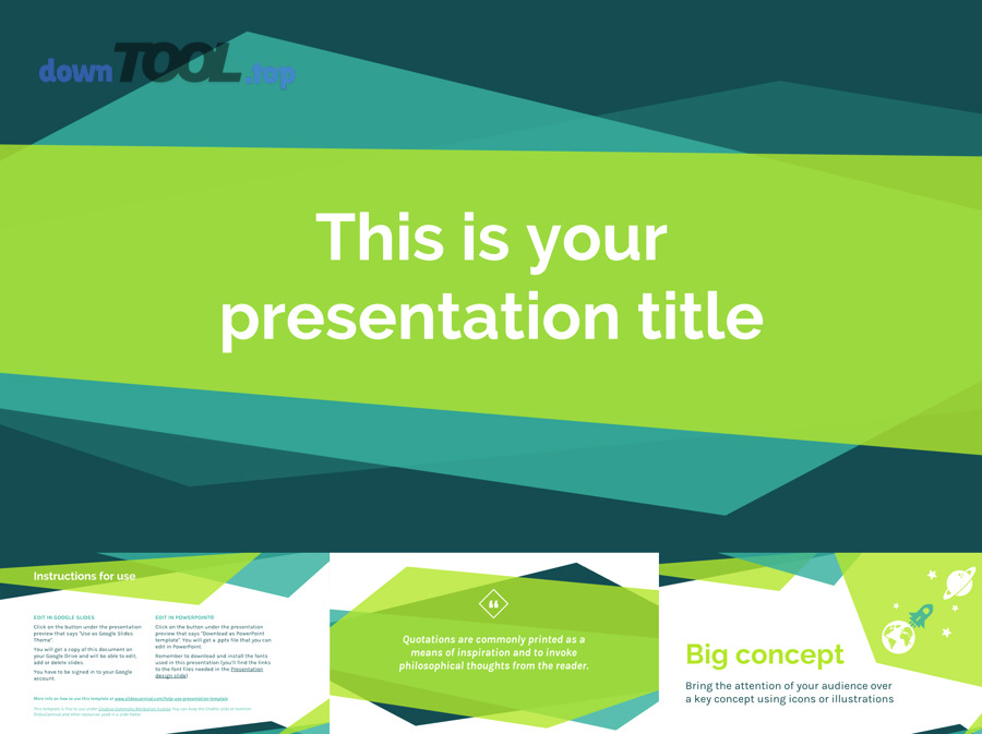 Mở trình chỉnh Master trong Google Slides để tùy biến template