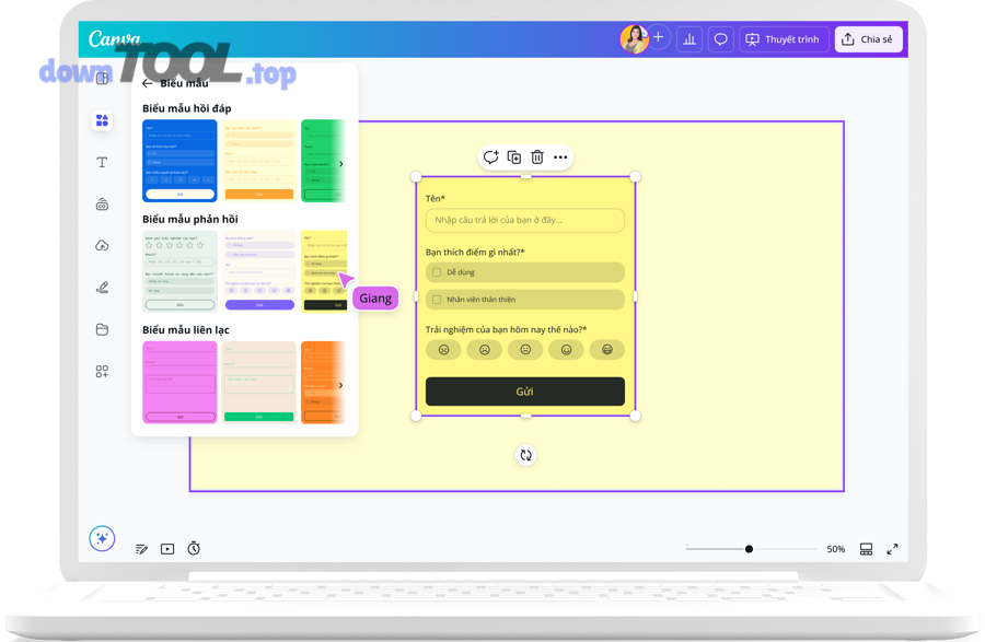 Logo Microsoft Forms minh họa phần mềm tạo biểu mẫu miễn phí