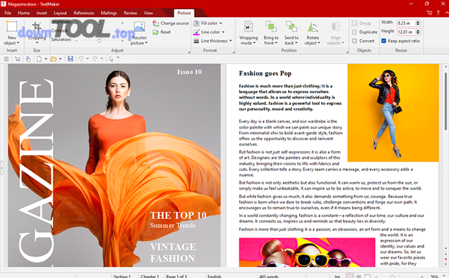 Giao diện bộ FreeOffice/SoftMaker FreeOffice minh hoạ