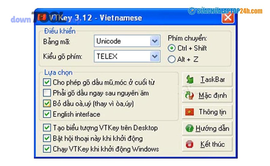 Cách cài đặt và cấu hình bộ gõ thay thế UniKey để không lỗi trên Word