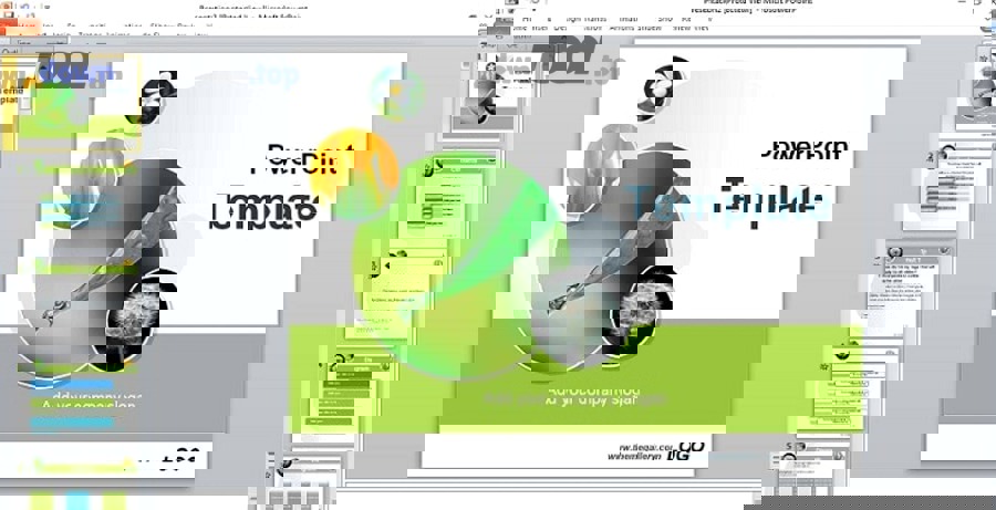 Slide thuyết trình chuyên nghiệp với bố cục gọn gàng, dễ đọc