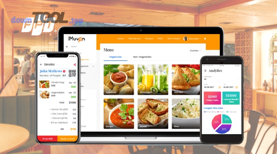 Màn hình KDS trong bếp giúp bếp nhận và ưu tiên món theo luồng order