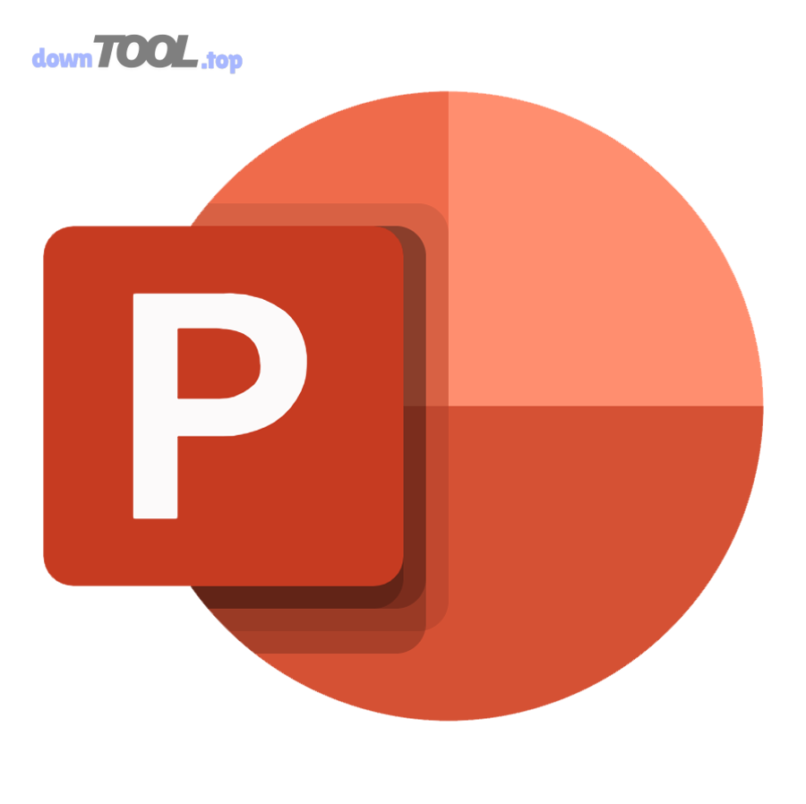 Logo Microsoft PowerPoint gợi liên tưởng khả năng tương thích PPTX