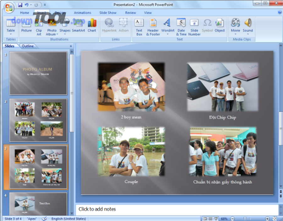 template tối giản giúp slide rõ ràng dễ đọc
