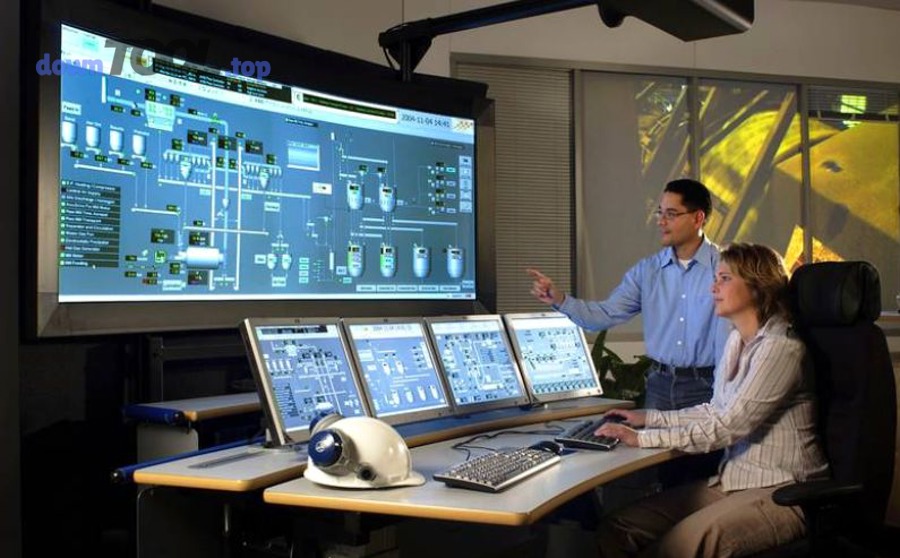 Màn hình Andon hiển thị cảnh báo và KPI theo thời gian thực trong nhà máy