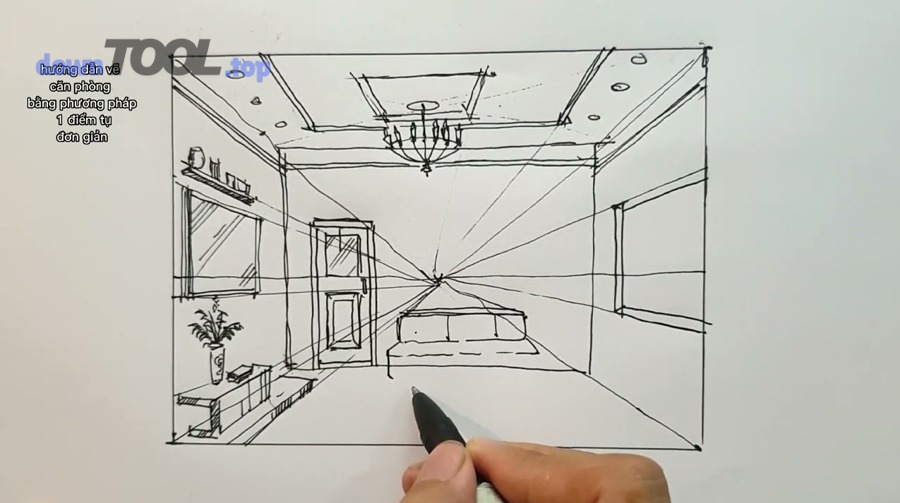 Thiết lập ánh sáng tự nhiên và ánh sáng nhân tạo thế nào để render phòng khách chân thực?
