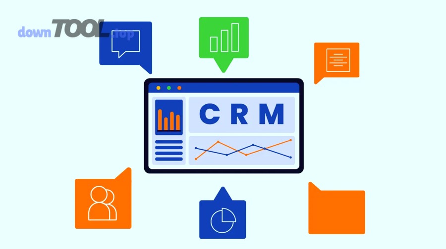 Giao diện danh sách liên hệ trong CRM minh hoạ quản lý khách hàng tập trung