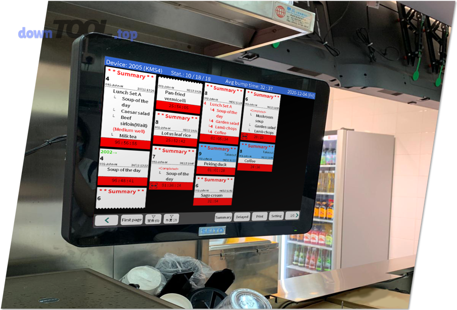 Thiết bị màn hình KDS cho bếp nhà hàng