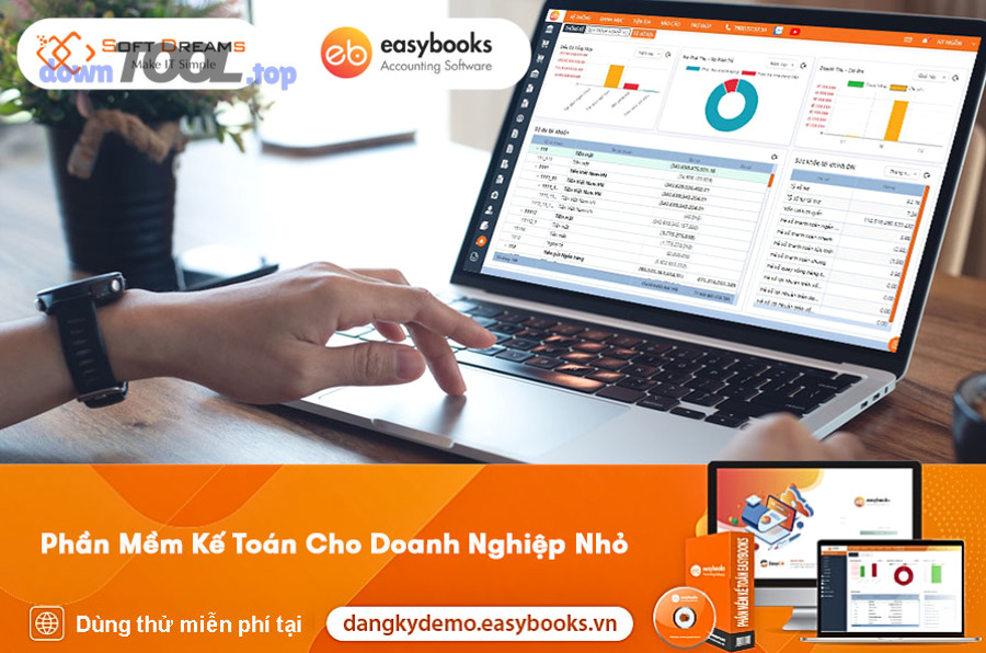 Minh họa kế toán đám mây: truy cập nhiều thiết bị và chia sẻ dữ liệu