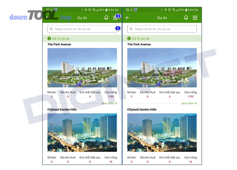 phần mềm quản lý dự án bất động sản quản lý bán hàng