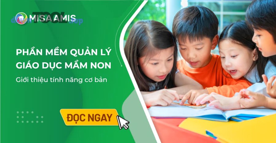 Lớp học mầm non – bối cảnh triển khai phần mềm quản lý trường mầm non