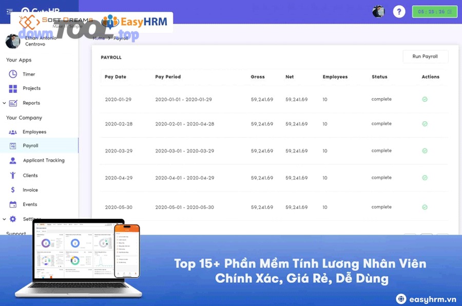 Quy trình tính lương và đối soát dữ liệu cho HR–Kế toán