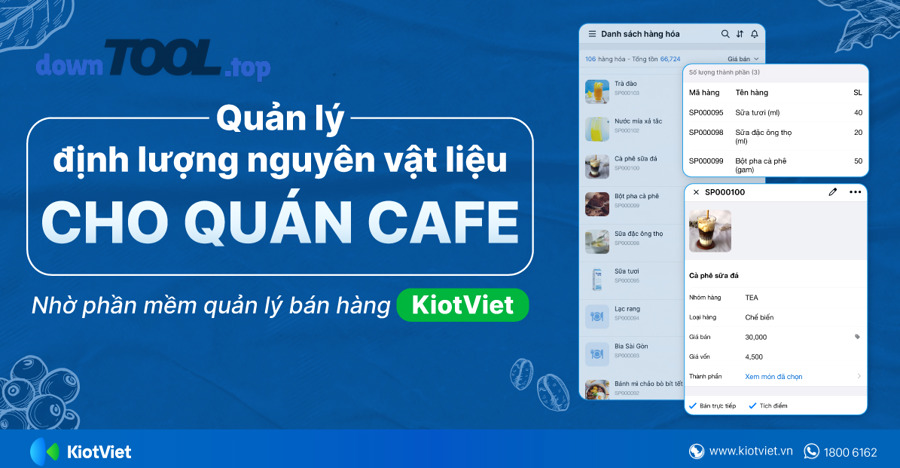 Chọn phần mềm chuyên quản lý kho/pha chế hay dùng POS có module kho: phương án nào phù hợp quán cafe/trà sữa?