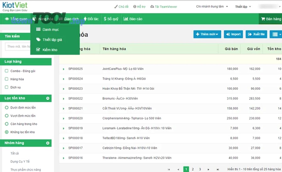 Checklist tiêu chí lựa chọn phần mềm quản lý kho online
