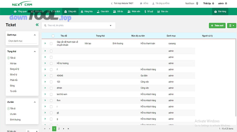 Nên chọn phần mềm ticketing độc lập hay chọn CRM có module ticket?