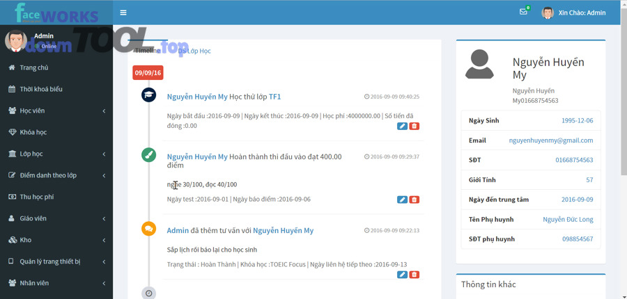 Tiêu chí nâng cao khi chọn phần mềm quản lý học viên trung tâm